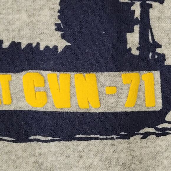 Vintage USS Theodore Roosevelt Sweatshirt Womens M 19x24 USA - Picture 10 of 14